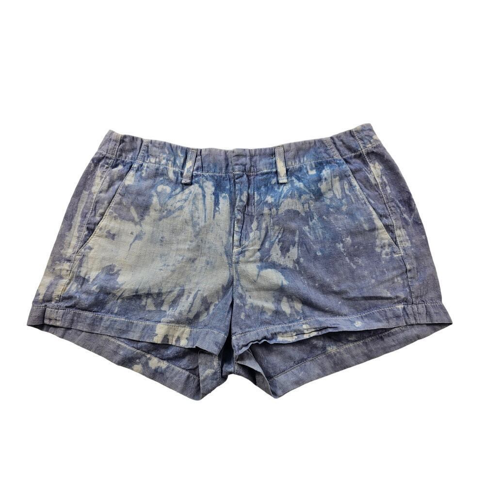 Rag & Bone Portobello Short size 28 tie-dye chambray casual comfort summer